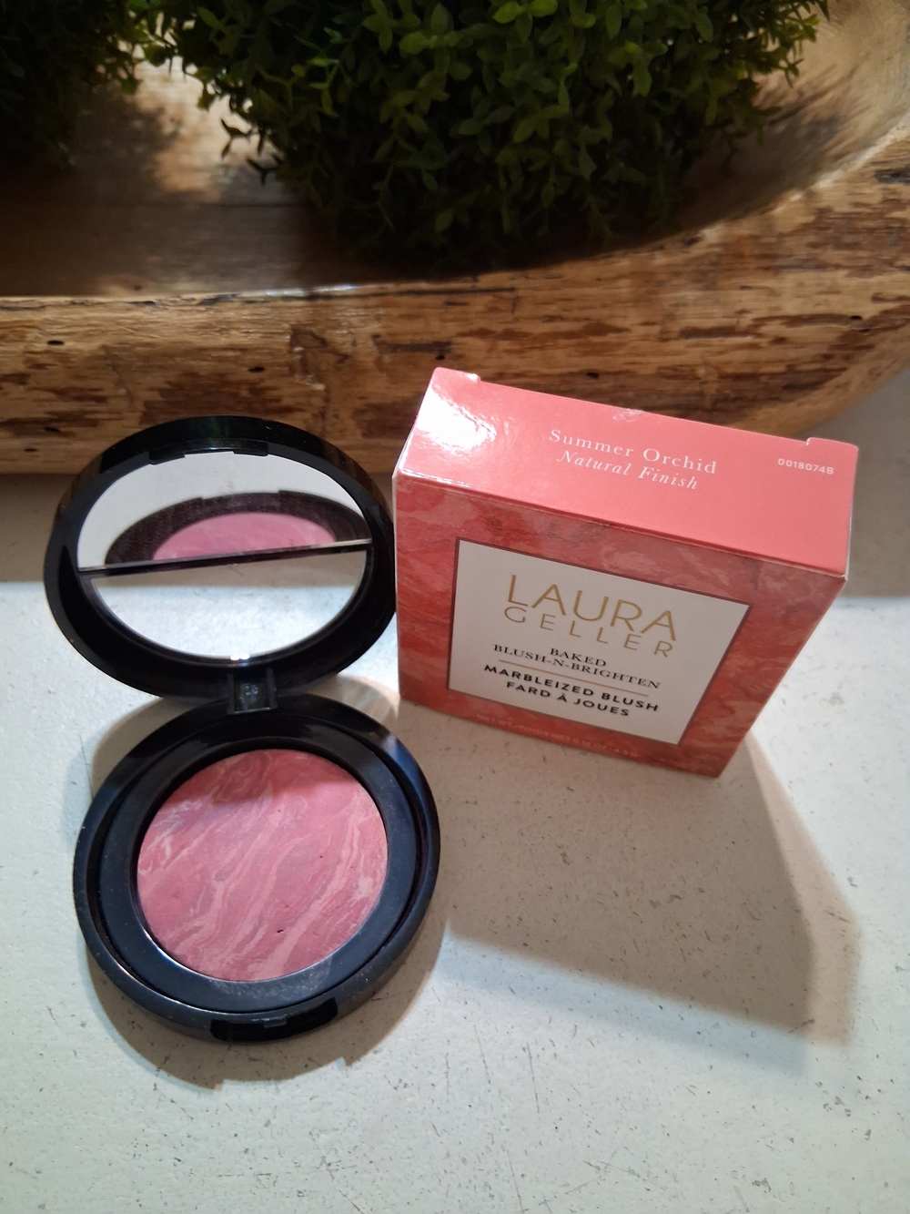 Laura Geller Baked Blush - Summer Orchid Pink with Marbled Rose